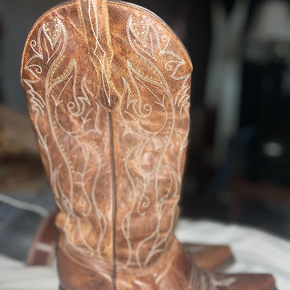 IDYLLWIND WOMEN'S SWEET TEA WESTERN BOOTS - SNIP TOE BROWN WOMENS BOOT - Picture 2 of 4